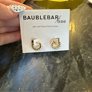 Baublebar Gold Hoop Earrings